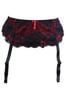 Pour Moi Red and Red Amour Suspender