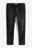 Black Slim Essential Stretch Jeans, Slim