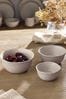 Set of 3 Natural Kya Stone Nibble and Dip Bowls