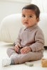 Neutral Neutral Jersey Baby stile Shirt and Joggers 2 Piece Set