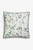 Sage Green 50 x 50cm Isla Floral Cushion, 50 x 50cm