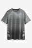 Grey Printed Training T-Shirt