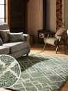 Sage Green Smart Global Berber Rug