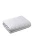 Bianca White Quilted Lines Bedspread