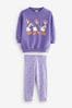 Daisy Duck Violett - Disney Little Mermaid Ariel Pullover und Leggings im Set (3 Monate bis 7 Jahre)