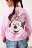 Minnie Mouse Pink - Disney Sweatshirt mit Pailletten (3 Monate bis 7 Jahre)