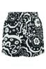 Yours Curve Limited Collection Abstract Print Shorts