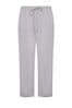 Yours Curve Grey Washed Twill Wide Leg Trousers