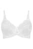 Yours Curve White Stretch Lace Underwired Non-Padded Bra