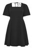 Yours Curve Black LIMITED COLLECTION Curve Black Angel Sleeve Mini Dress