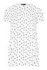 Yours Curve White Star Print Swing Top