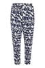 PixieGirl Petite Blue Abstract Harem Trousers