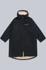 Animal Charcoal Black Womens Hazey Waterproof Beach Parka