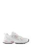 New Balance White/Pink Womens 530 Trainers