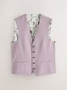 Pink Regular Fit Motionflex Stretch Waistcoat