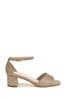 Linzi Gold Mollie Block Heeled Sandal With Closed Back