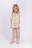 Personalised Children's Luxury Satin Long Sleeve Pyjama Set by HA Designs