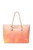 Victoria's Secret Orange Carryall Tote Bag