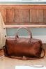 Personalised Nuhide Travel Holdall with Strap by Jonny's Sister