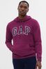 Gap Purple Logo Fleece Hoodie