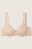Victoria's Secret PINK Beige Nude Push Up Front Fastening T-Shirt Bra, Push Up