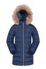 Mountain Warehouse Blue Galaxy Kids Water-Resistant Long Padded Jacket