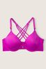 Victoria's Secret PINK Dahlia Magenta Pink Lightly Lined Full Cup Front Fastening T-Shirt Bra