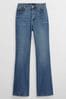 Gap Mid Blue 70s Flare High Waisted Stretch Jeans