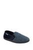 Dunlop Navy Blue Regular Fit Full Shoe Felt Slippers - Men's