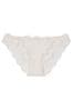 Victoria's Secret Coconut White Lace Cheeky Knickers, Cheeky