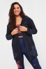 Joe Browns Blue Cosy Longline Hoodie