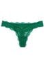 Victoria's Secret Spruce Green Lace Thong Knickers, Thong