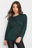 PixieGirl Petite Green Long Sleeve Top