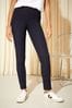 Friends Like These Navy Blue Blue Sculpting Stretch Trousers, Regular