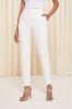 Friends Like These Ivory White Petite Tailored Ankle Grazer Trousers, Petite