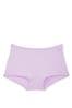 Victoria's Secret PINK Pastel Lilac Purple Cotton Short Knickers