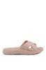 Totes Evening Sand (Pale Pink) Ladies Solbounce Cross Strap Slide