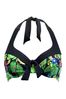 Pour Moi Black Halter St Lucia Underwired Bikini Top, Halter
