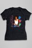 All + Every Black Whitney Houston Posing Pink Signature Music Women's T-Shirt