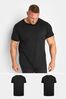 BadRhino Big & Tall Black 2 Pack Thermal T-Shirts