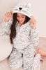 Lipsy White Animal Cosy Fleece All-In-One (From 3-16yrs)