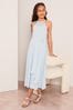 Lipsy Light Blue Strap Maxi Pearl Occasion Dress (7-16yrs)