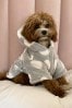 Lipsy Grey Super Soft Cosy Dog Dressing Gown Jacket