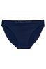 Victoria's Secret Noir Navy Navy Blue Smooth Bikini Knickers