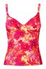 Joe Browns Coral Pink Multi Floral Festival Retro Tankini