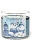 Bath & Body Works Snowflakes and Citrus Christmas 3 Wick Candle 14.5 oz / 411 g