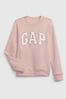 Gap Pink Logo Crew Neck Sweatshirt (4-13yrs)