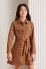 Lipsy Natural Brown Suedette Dress (5-16yrs)