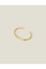 Accessorize 14ct Gold Plated Bamboo Cuff Bracelet