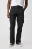 Gap Black Straight Fit Cargo Trousers